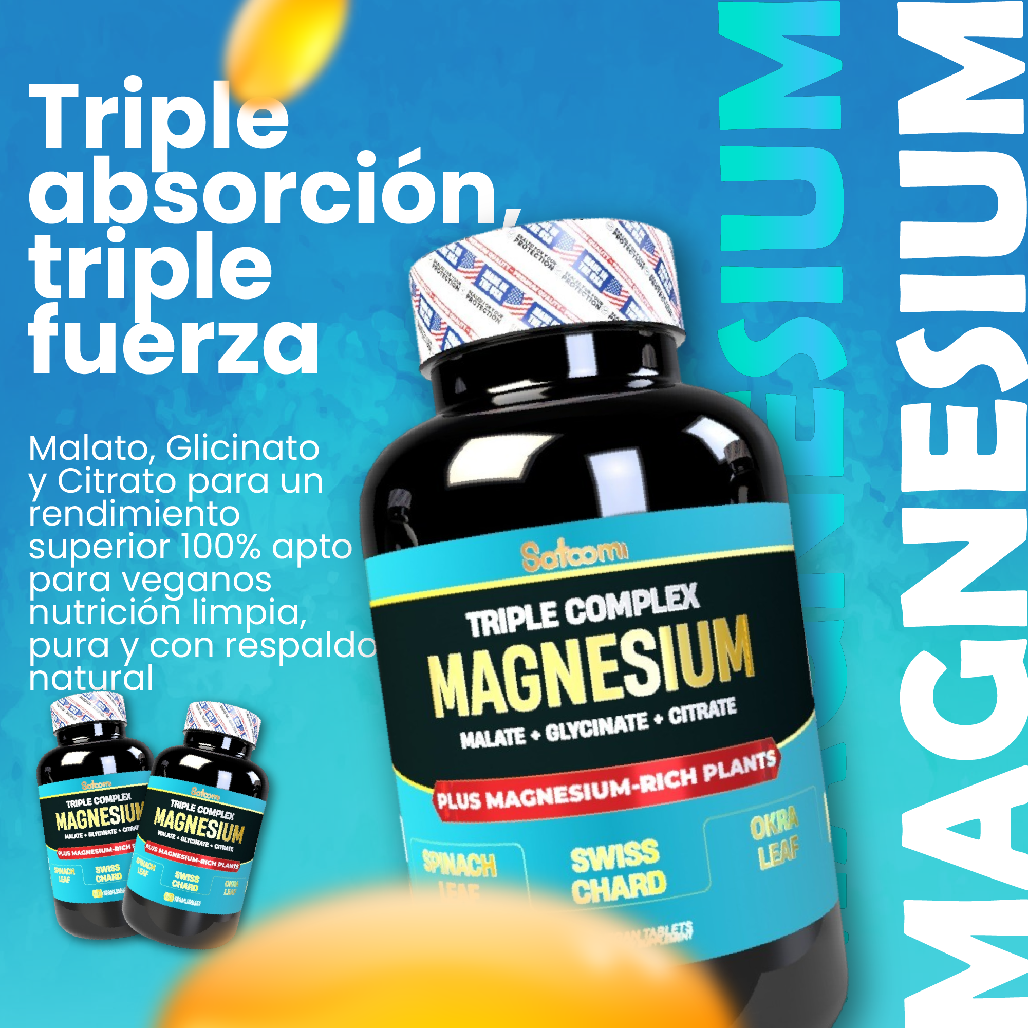 Vista 3 de X2 CLORURO MAGNESIO + X2 CITRATO SACHET